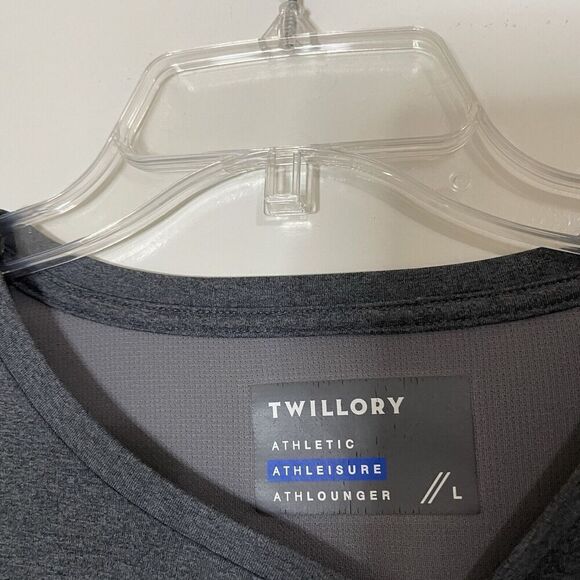 Twillory Crew Neck Sweatshirt Gray Athlounger Athleisure Pullover Large - Picture 3 of 5